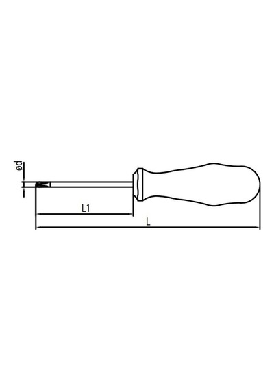 Elta 4170 Yıldız Uçlu Tornavida Opak Seri 45x80 MM