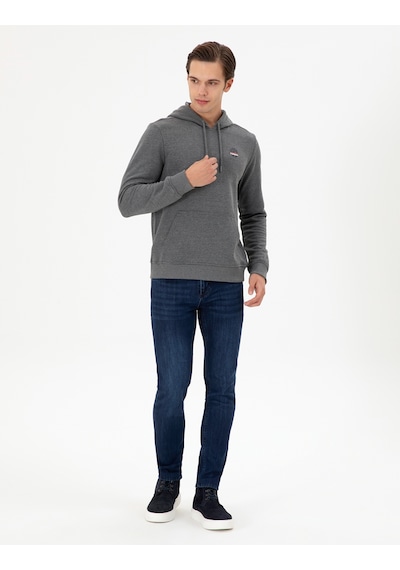 U.s. Polo Assn. Erkek Antrasit Melanj Sweatshirt 50293454-vr081 Antrasit Melanj