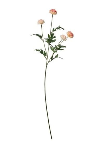 Ikea Smycka Yapay Çiçek, Turuncu, 75 Cm, İç-dış Mekan Krizantem