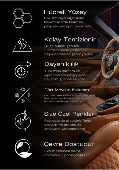 Renault Megane 3 Yeni Nesil Akıllı Eva Oto Paspas 1. Sınıf A Kalite Premium