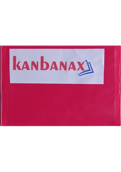 A6 Kanban Cebi - Pvc Ceplik Beyaz