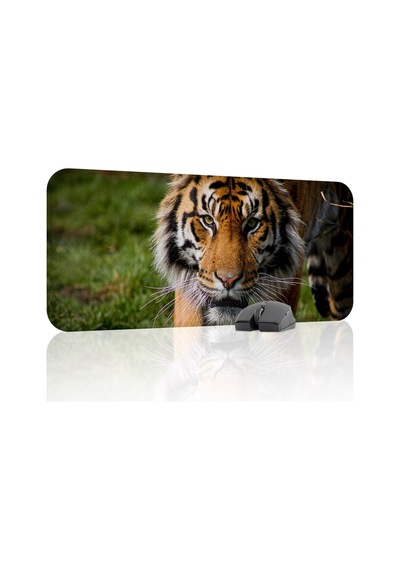 Karadeniz Kaplanı Kaymaz Dikişli Kauçuk Oyuncu Mousepad V4 - 70x30 Xl Gaming Mouse Pad Fare Altlığı