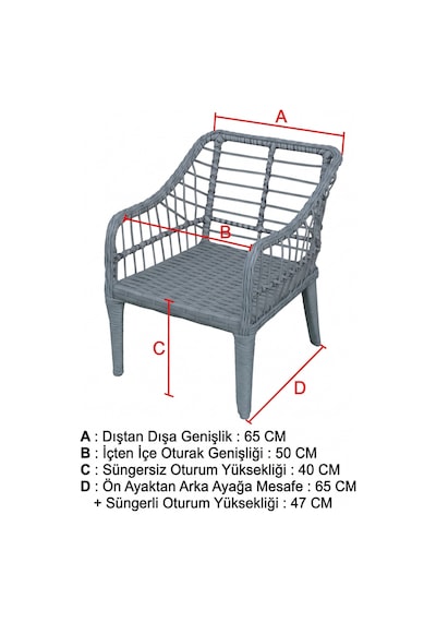 Kaş 2+1+1+sehpa Bahçe Balkon Mobilyası,gri Rattan/gri Kumaş Gri Kaş 2+1+1+sehpa Bahçe Balkon Mobilyası,gri Rattan/gri Kumaş Gri
