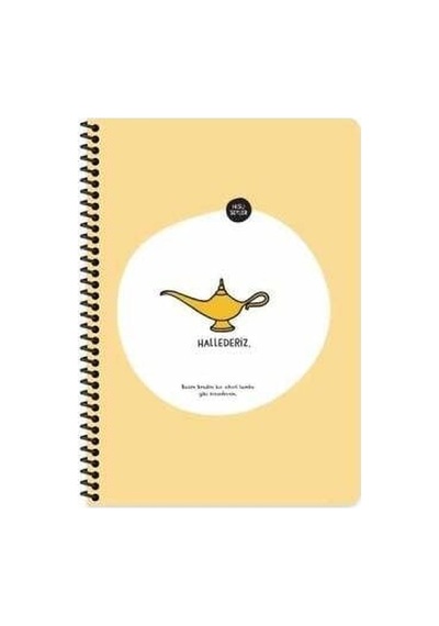 Hisli Şeyler A4 80yp.çiz.spr.stickerli Defter - Ha
