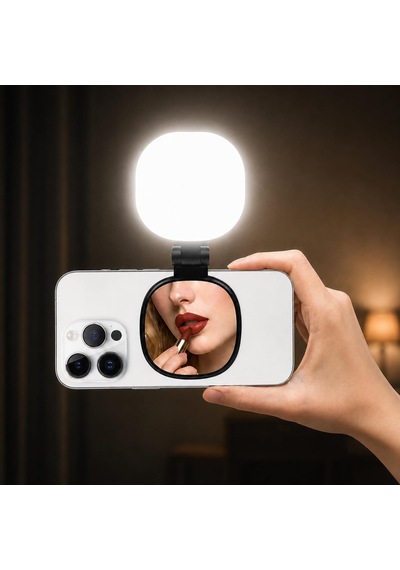 Manyetik Led Dolgu Işığı, Aynalı 3 Modlu Şarjlı Selfie Işığı N01