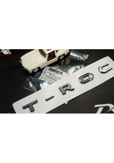 Vw Volkswagen T-Roc Bagaj Krom Abs 3M 3D Yazı Logo Amblem (511537140)