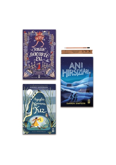 Genç Timaş Ayıyla Konuşan Kız - Tavuk Bacaklı Ev - Anı Hırsızları Set - 3 Kitap
