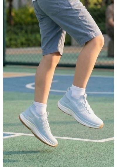 In Step Aeroknit Pro Ultra Hafif Bağcıksız Erkek/kız Spor Ayakkabı - Mavi