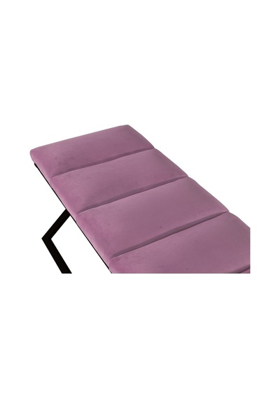 Varcera Black- Pembe Dilimli Model Puf & Bench & Koltuk & Oturma Bankı & Yatak Odası Önü