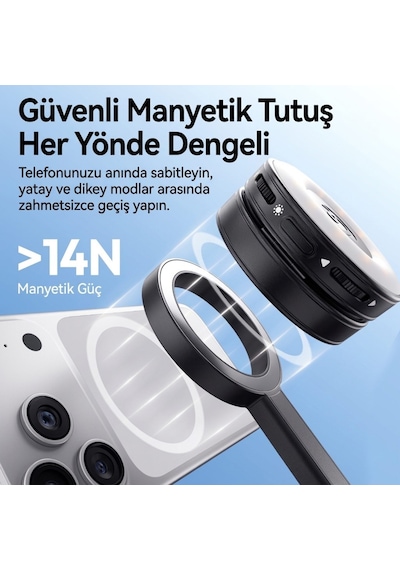 Ulanzi Sk-21 180cm Manyetik Auto-open Selfie Monopod Tripod Siyah - M103