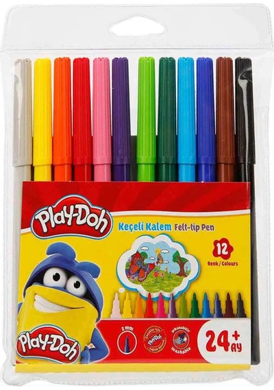 Play-doh Keçeli Kalem 12 Renk
