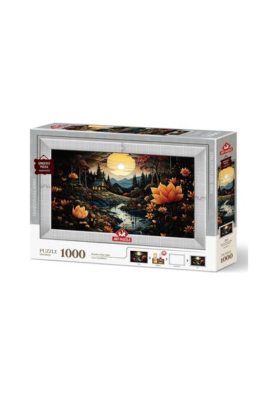 Art Puzzle Gece Güzellikleri 1000 Parça Çerçeveli Puzzle