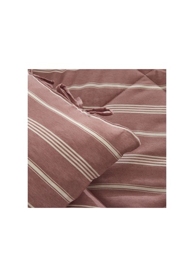 Sarah Anderson Barlet Tek Kişilik Comfort Set/Uyku Seti Çizgili Bordo