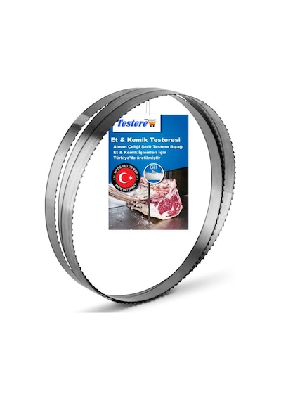 Et ve Kemik Balık Şerit Testere Bıçağı 16 mm 1490mm 0,5 m 4 tpı