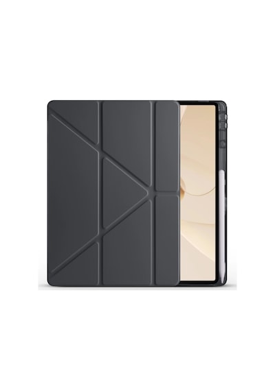 Huawei Matepad 12x Kılıf Zore Tri Folding Kalem Bölmeli Standlı Kılıf Klasik