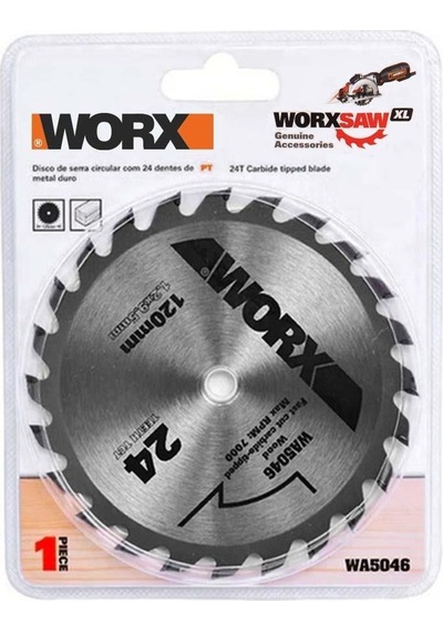Worx Wa5046 120X9.5Mm Ahşap Kesme Elmas. Daire Testere Bıçağı