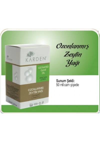 Karden Ozonlanmış Zeytin Yağı 50 ML