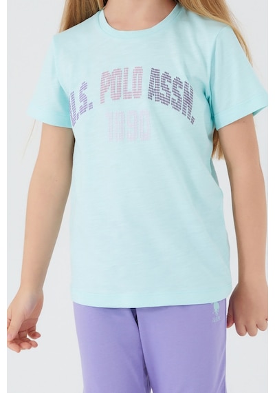 U.s. Polo Assn. Kız Çocuk 2'li Takım Mint Yeşili - Lila