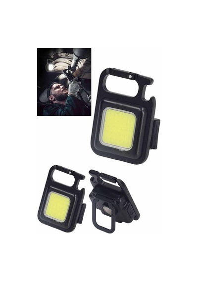 Işıldak Usb Şarjlı Cep El Feneri Taşınabilir Mini Led Işık Çok Fonksiyonlu Diğer