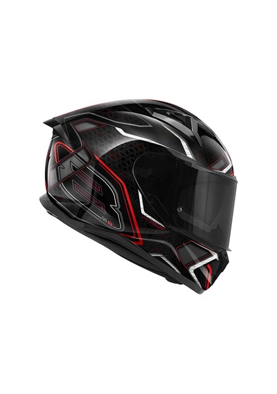 Givi 50.8 Kapalı Motosiklet Kaskı Kırmızı - Siyah - Titanyum