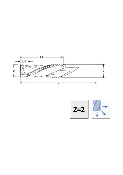 10x35x10 Z 2+2 Kaba Talaş Poz- Neg Premıum X-tremeblue Performans
