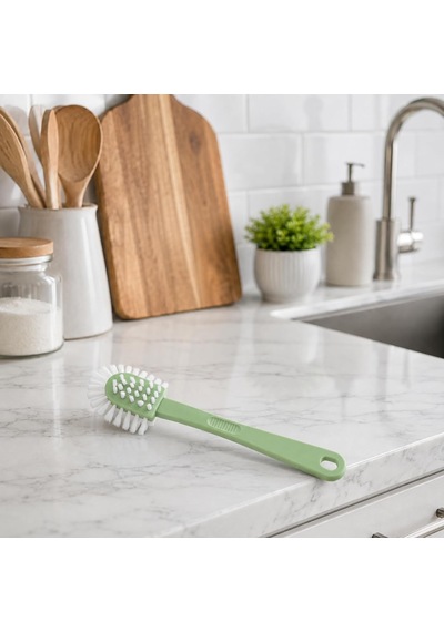 Çok Amaçlı 5 Taraflı Temizlik Fırçası Ayakkabı, Mutfak Ve Banyo İçin Sert Kıllı Ergonomik Temizlik Fırçası, 20 Cm
