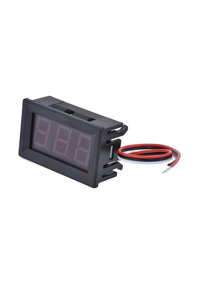 0.56 inch 0-100V DC 3 Kablolu Dijital Panel Kırmızı Voltmetre Düşük Kalite