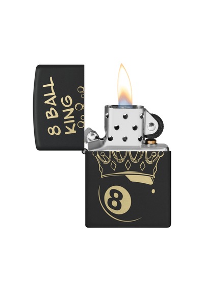 Zippo 218 King 8 Ball Design Çakmak Çok Renkli