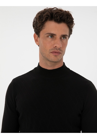 Pierre Cardin Erkek Siyah Kazak /triko 50318128-vr046 Siyah