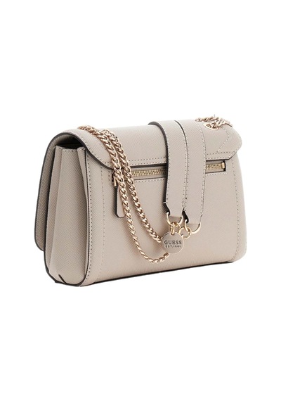 Guess Noelle Iı Dönüştürülebilir Çapraz Askılı Kadın Kahverengi Omuz Çantası Hwzg9672210-tau Krem