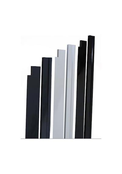 Pratik Sundurma Kapı Pencere Üstü 100x360 Cm Siyah 6 Mm Levhalı Siyah