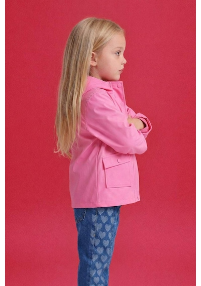 Defacto Su Geçirmez Kapüşonlu Mont Kız Bebek F8350a526sppn164 Pembe-pn164