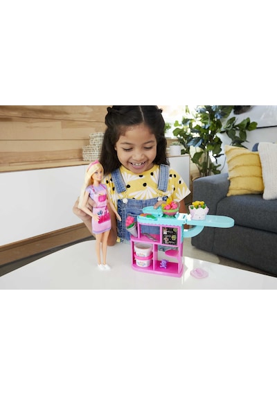 Barbie Çiçekçi Bebek ve Oyun Seti GTN58