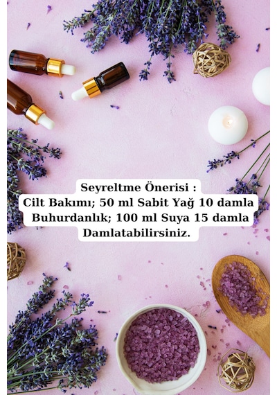 Kafur Yağı Ve Lavanta Yağı 10ml 10ml -%100 Saf Uçucu Yağlar 20 ML