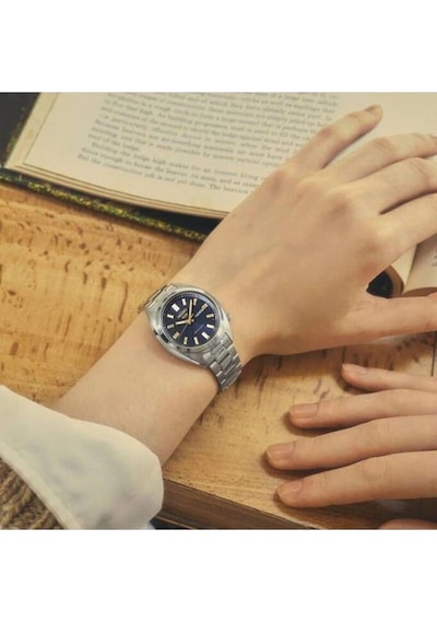 Seiko 5 Sre021k Otomatik Çelik Gri Lacivert Kadran 10 Atm 32 Mm Kadın Kol Saati