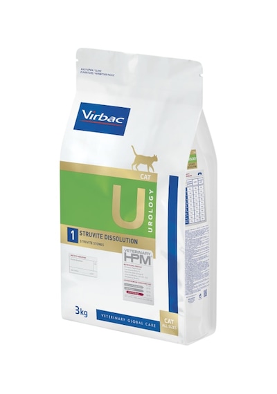 Virbac Urology Struvite Dissolution U1 Kedi Kuru Maması 3 KG
