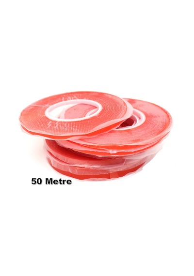 Çift Taraflı Silikonlu Montaj Bandı 10 Mm X 50 Metre