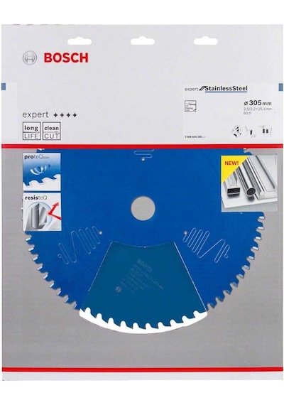 Bosch Expert Serisi 305x25.4 60 mm Diş Paslanmaz Çelik Daire Testere Bıçağı - 2608644285