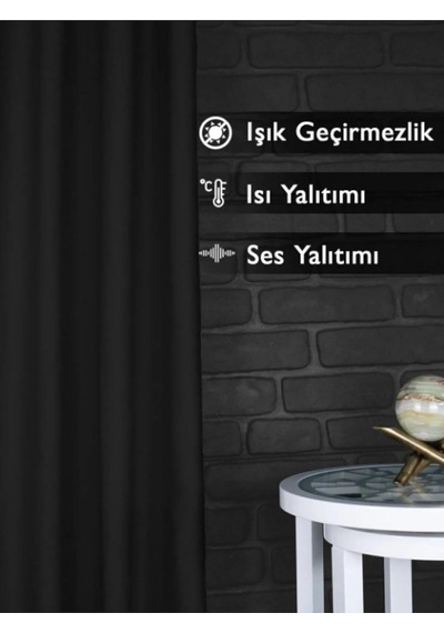 Özgün Perde 1407 Blackout Karartma Fon Perde Krem Krem 100 X 200 Çok Renkli