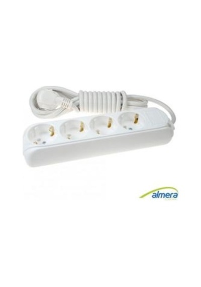 Almera 4lü 3mt Topraklı Priz 9240203