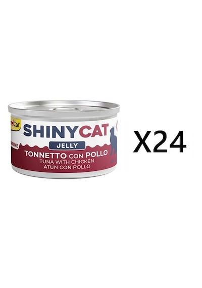 Gimcat Shinycat Tavuklu ve Ton Balıklı Konserve Kedi Maması 24 x 70 G