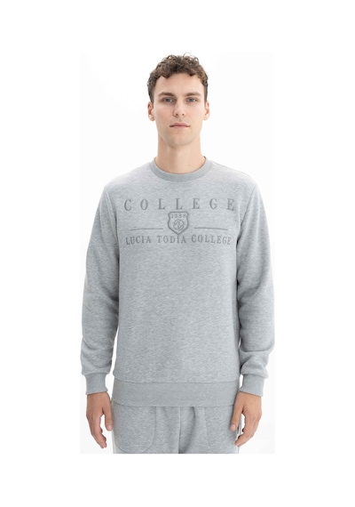 AR-MA Arma Erkek Baskılı 3 İplik Şardonlu Regular Fit Bisiklet Yaka Sweatshirt K26124600801 Gri AR-MA Arma Erkek Baskılı 3 İplik Şardonlu Regular Fit Bisiklet Yaka Sweatshirt K26124600801 Gri