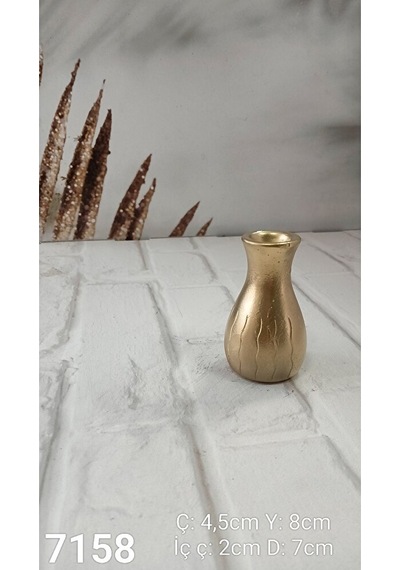 Yy7158 Mini Tasarım Vazo Çizgili Silikon Kalıp