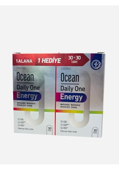 Ocean Daily One Energy 30+30 Tablet 1 Alana 1hediye- Yeni Ambalaj