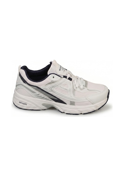 Wickers 3001 Beyaz Laci Unisex Sneakers Spor Ayakkabı Beyaz - Lacivert