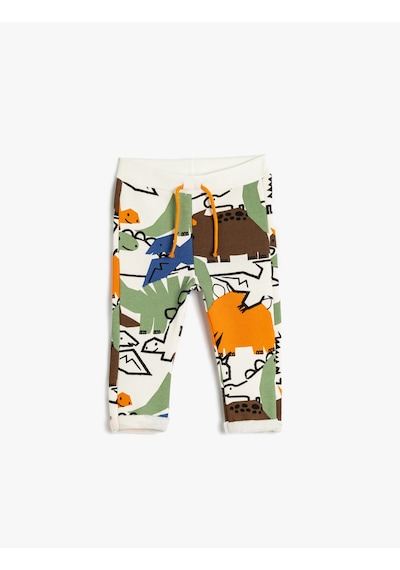 Koton Jogger Eşofman Altı Hayvanlar Baskılı Beli Bağlamalı Şardonlu Pamuklu Ekru Desenli 5wmb40015tk Ekru Koton Jogger Eşofman Altı Hayvanlar Baskılı Beli Bağlamalı Şardonlu Pamuklu Ekru Desenli 5wmb40015tk Ekru
