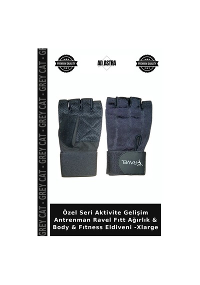 Özel Seri Aktivite Gelişim Antrenman Ravel Fıtt Ağırlık & Body & Fıtness Eldiveni -xlarge