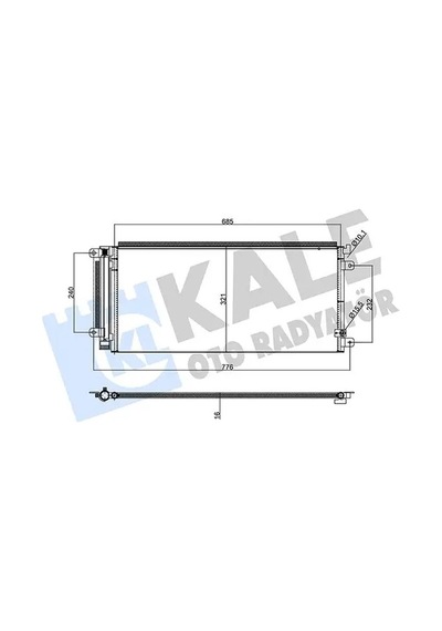 Kale 358090 Klima Radyatoru 80100tbca01