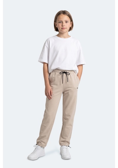 Slazenger Punto Unisex Çocuk Bej Eşofman Altı