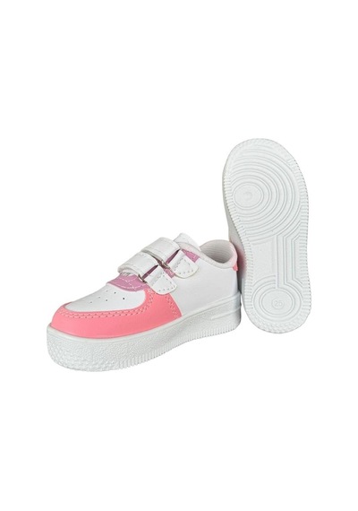Çocuk Sneaker Spor Ayakkabı Pudra - Turuncu 001